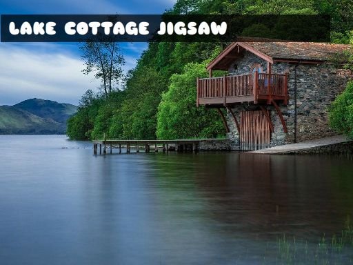 Lake Cottage Jigsaw — Puzzle